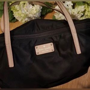 Kate Spade Black Nylon Tote Bag